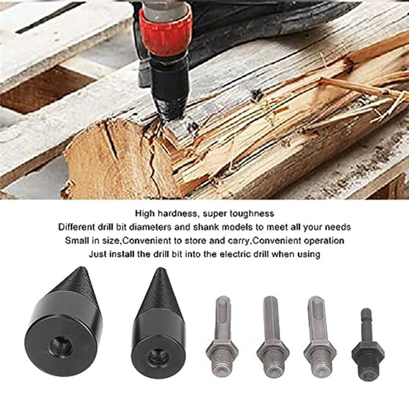 Log Splitter Electric - A77K Paquete de 6 brocas para