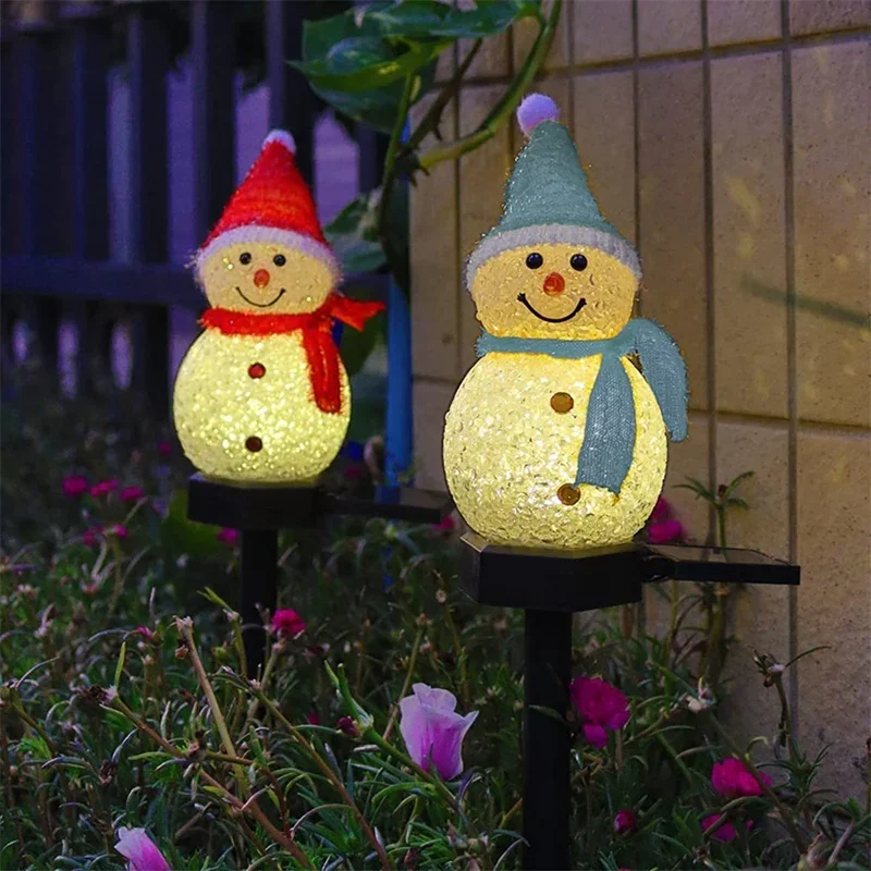Outdoor Solar Power Xmas Lights - Luz Ambiental Solar LED con Forma
