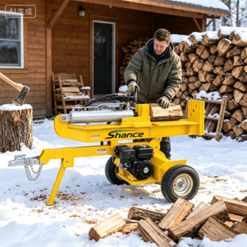 Log Splitter Electric - Trituradora de Leña Eléctrica Hidráulica de