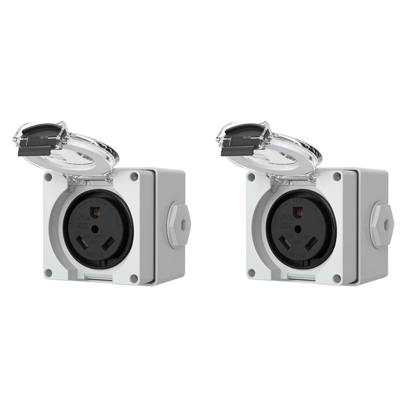 Outdoor Power Receptacle Box - Caja de toma de corriente de