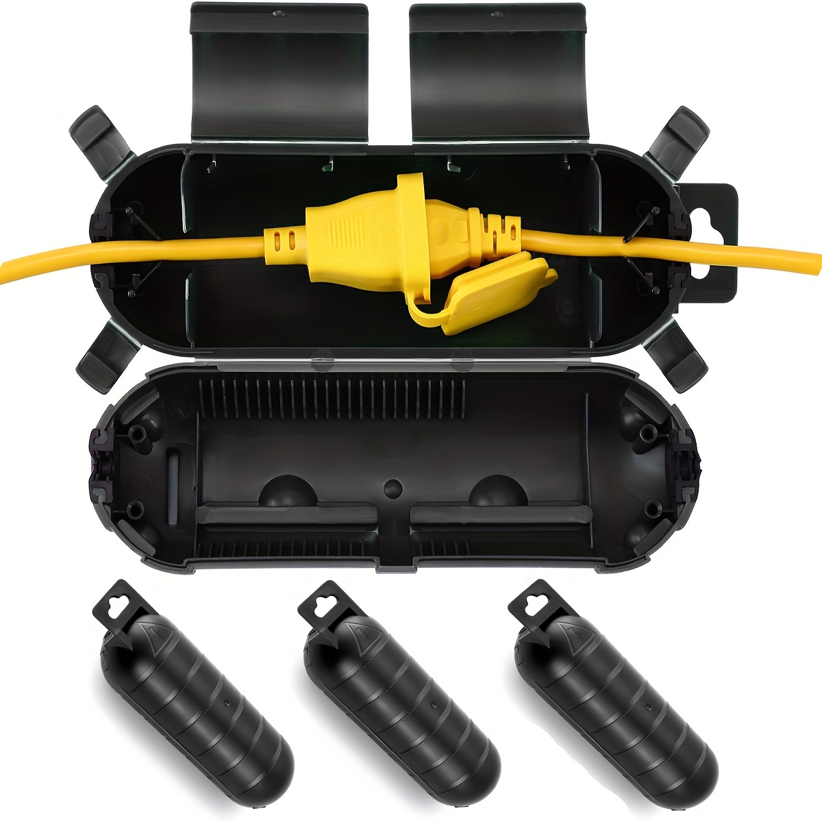 Outdoor Power Extension Cord - Cubierta protectora de seguridad para conexión