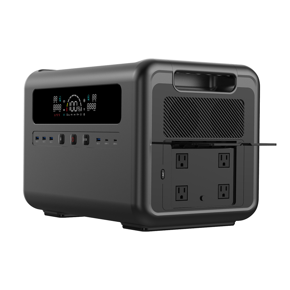 Power Outdoor - Generador de Energía Solar de 2400W,