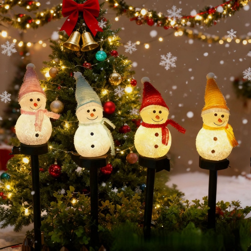 Outdoor Solar Power Xmas Lights - Luz LED Solar de muñeco de
