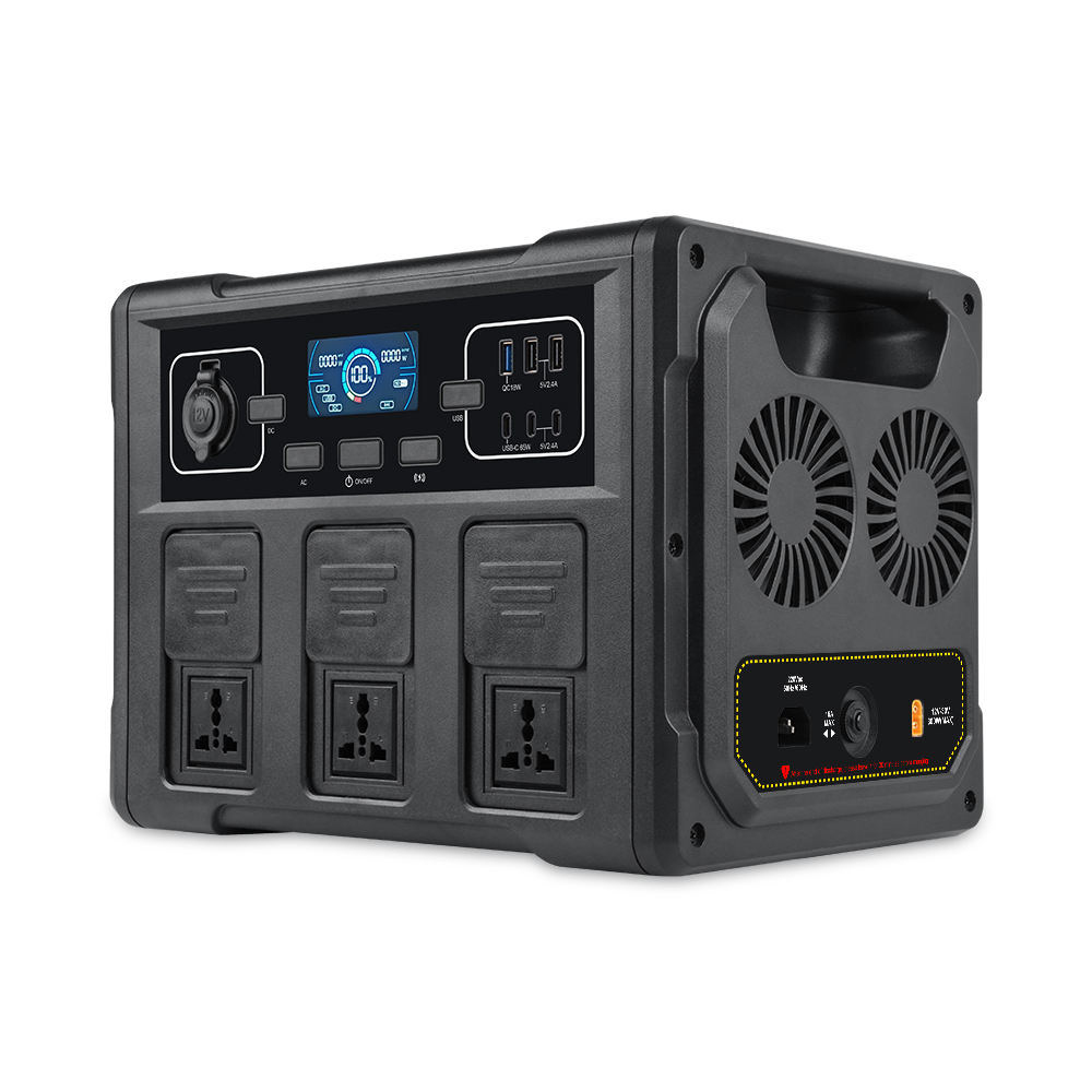 Power Outdoor - Generador Solar Portátil de 1200W, Batería