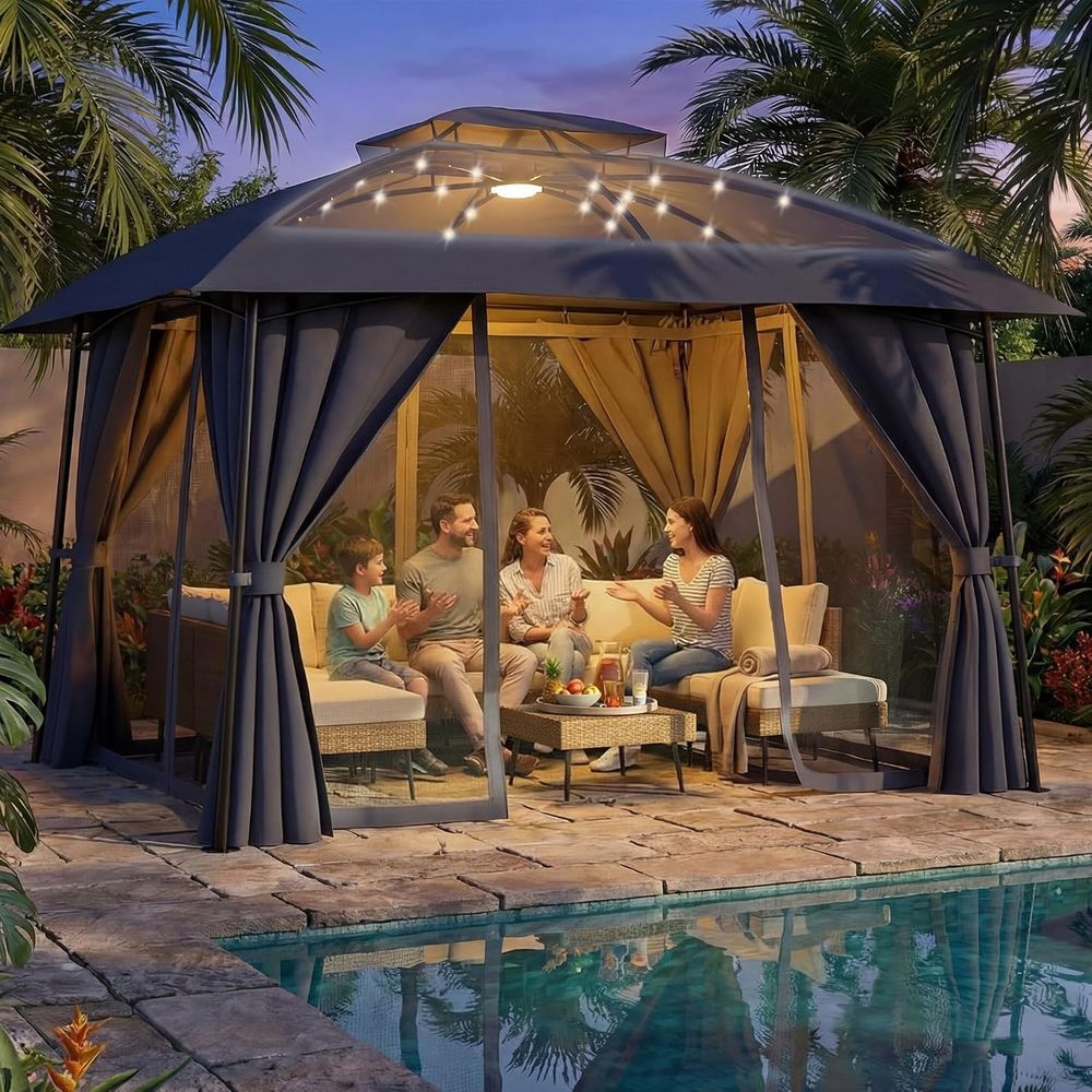 Outdoor Power For Gazebo - Gazebo para Patio Exterior 1012 con