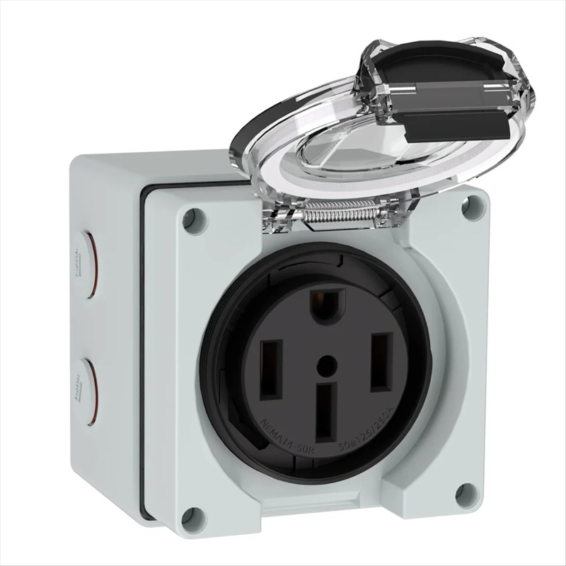 Outdoor Power Receptacle Box - Caja de Tomacorrientes TFBC de 50