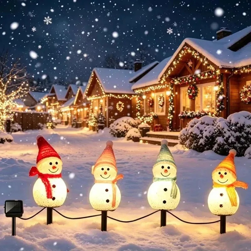 Outdoor Solar Power Xmas Lights - Luces LED Solares con Forma de