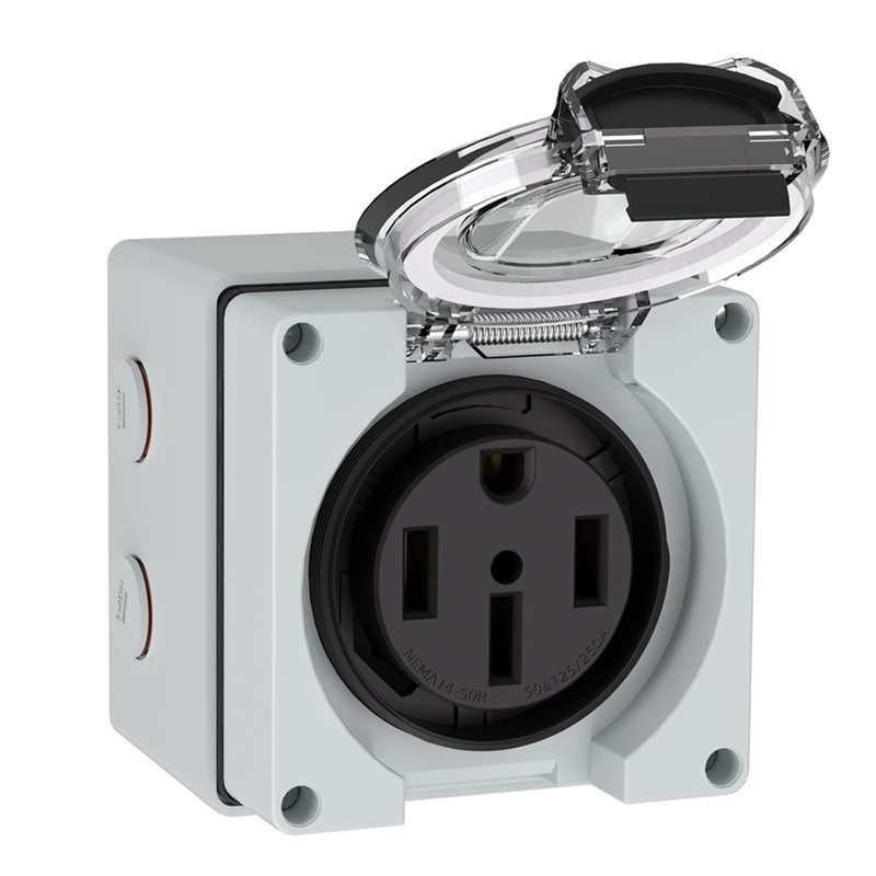 Outdoor Power Receptacle Box - Caja de toma de corriente T21C