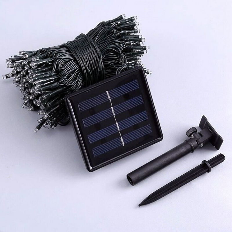 Guirnalda de luces con energía - Outdoor Solar Power Xmas Lights reseña y precio
