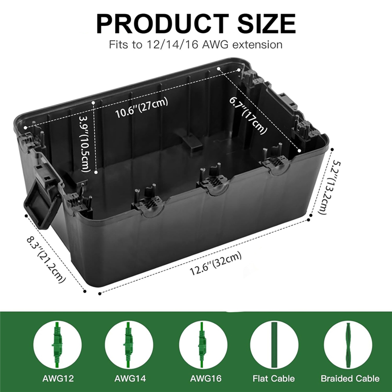 Caja Eléctrica para Exteriores - Outdoor Power Extension Cord reseña y precio