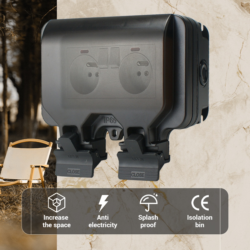 Avoir-Enchufes de doble potenc - Outdoor Power Inlet Box reseña y precio