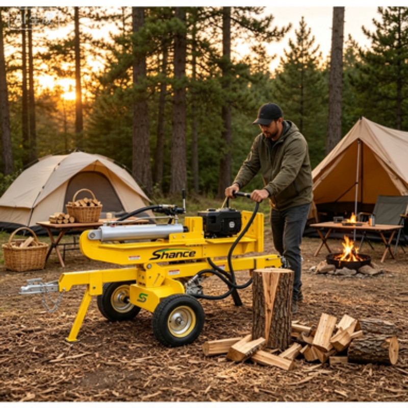 Trituradora de Leña Eléctrica  - Log Splitter Electric reseña y precio