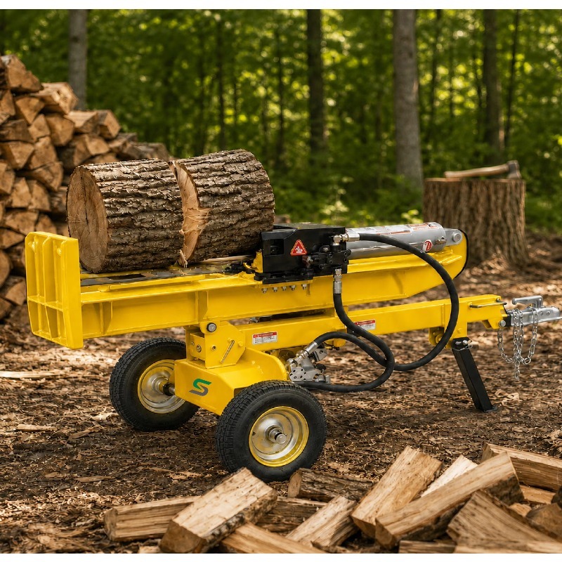 Trituradora de Leña Eléctrica  - Log Splitter Electric reseña y precio