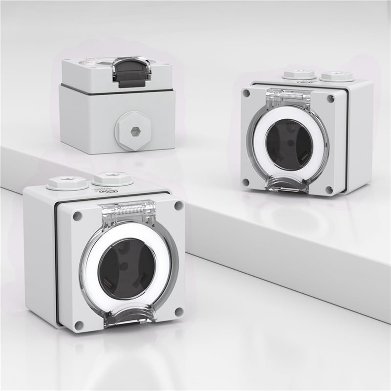 Caja de toma de corriente de 2 - Outdoor Power Receptacle Box reseña y precio