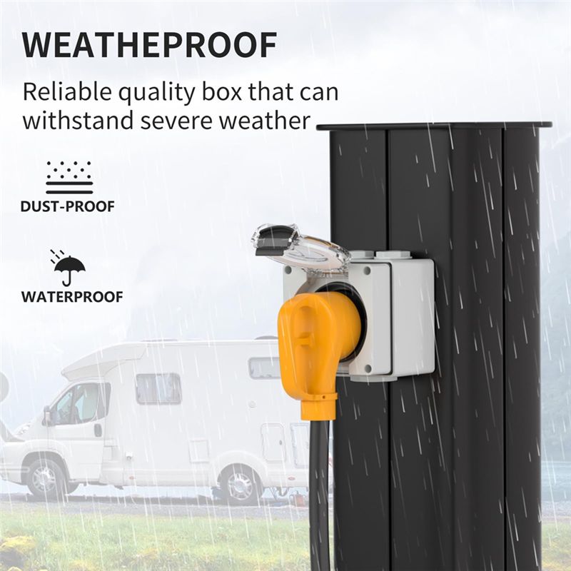 Caja de Tomacorrientes ABYP NE - Outdoor Power Receptacle Box reseña y precio