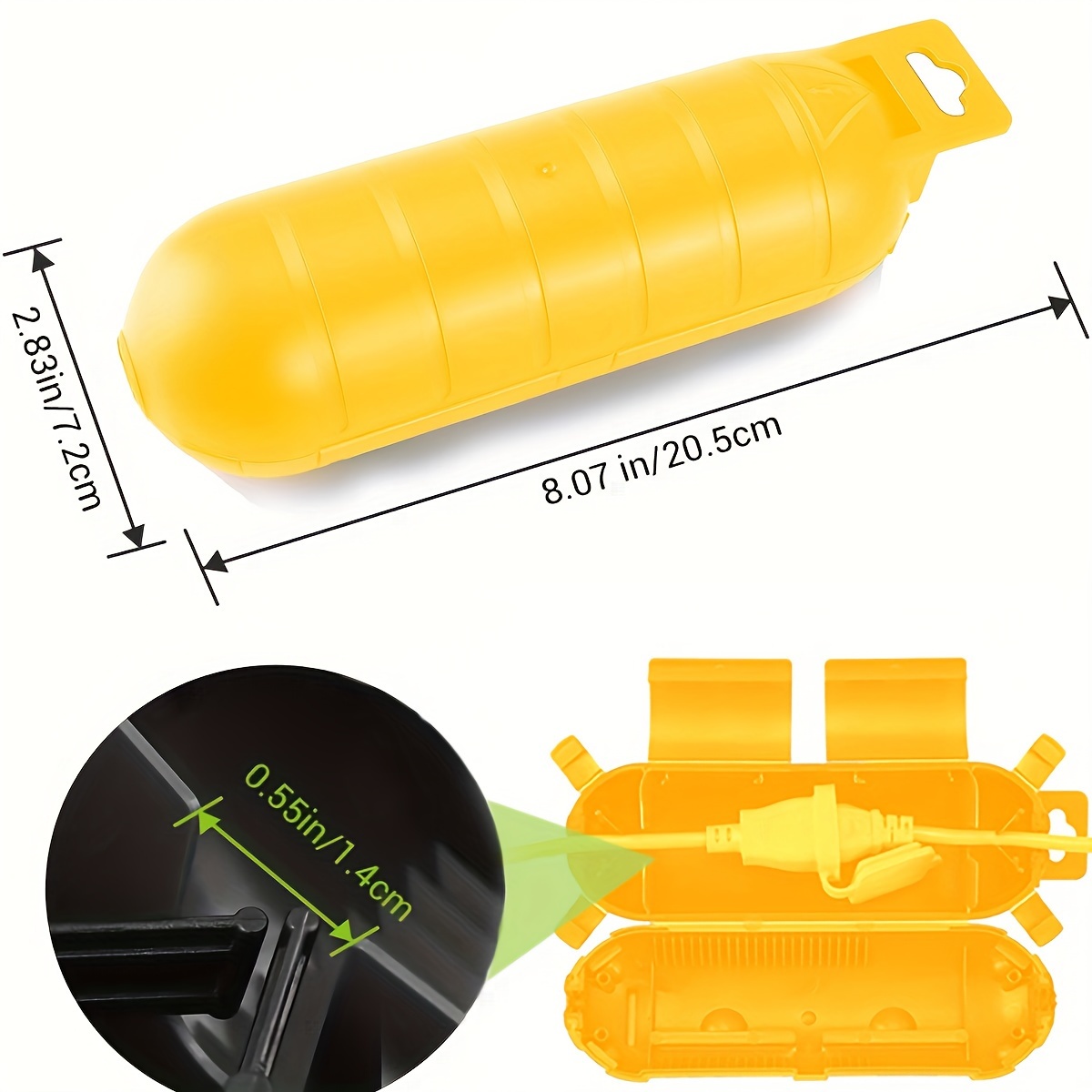 Cubierta de Seguridad para Cab - Outdoor Power Extension Cord reseña y precio