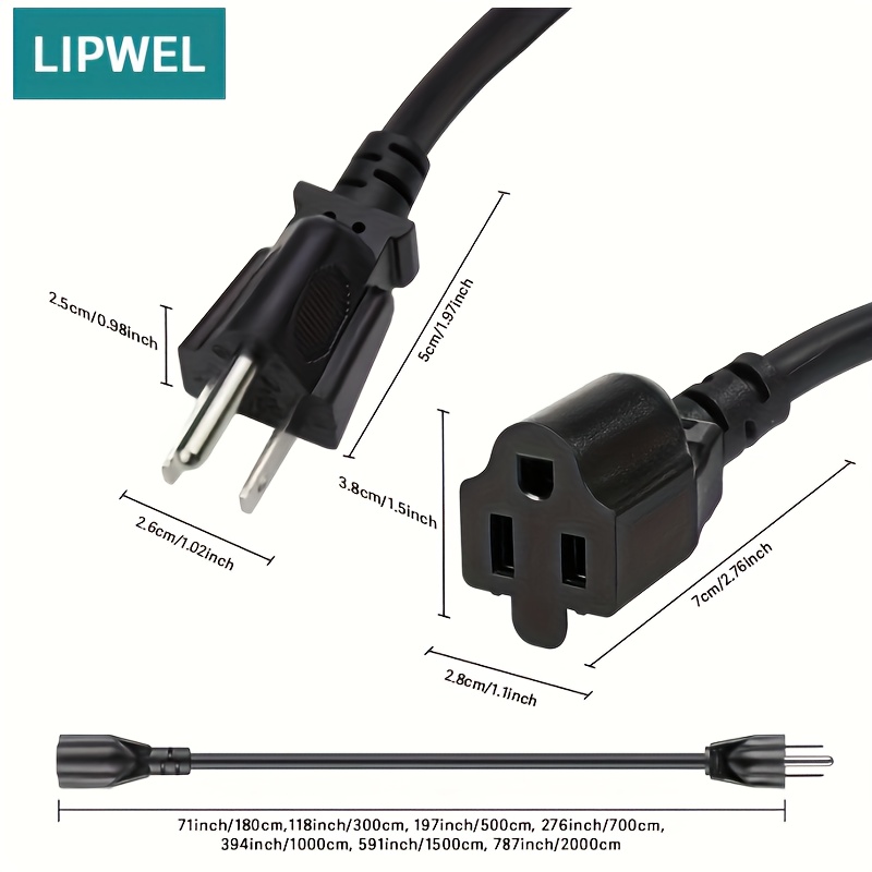 Cable de extensión estándar pa - Outdoor Power Extension Cord reseña y precio