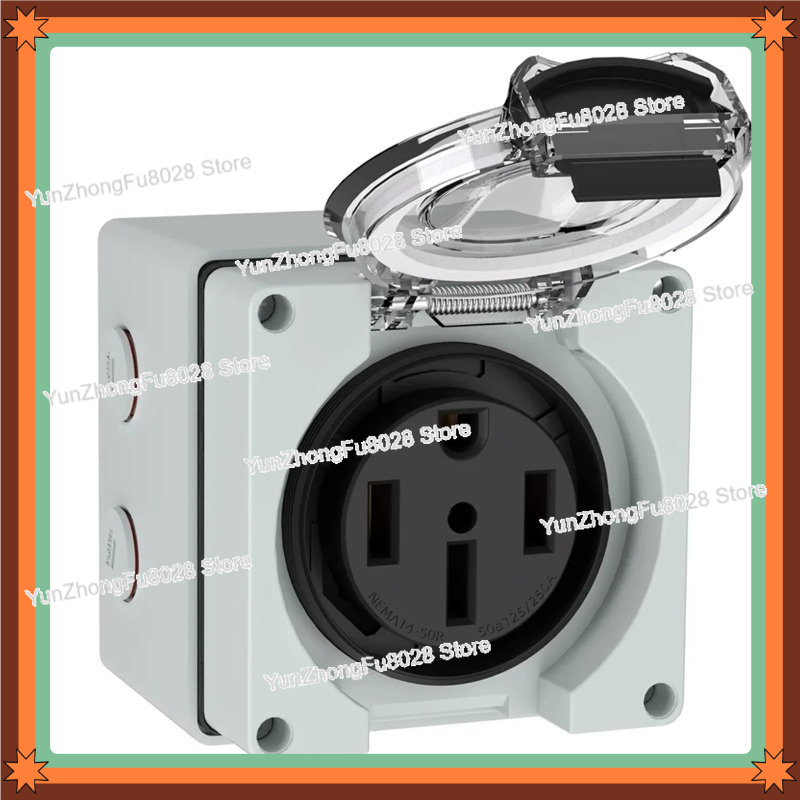 Caja de Tomacorriente de 50 Am - Outdoor Power Receptacle Box reseña y precio