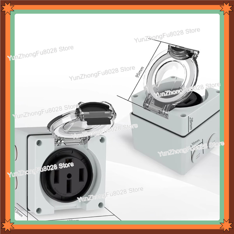 Caja de Tomacorriente de 50 Am - Outdoor Power Receptacle Box reseña y precio