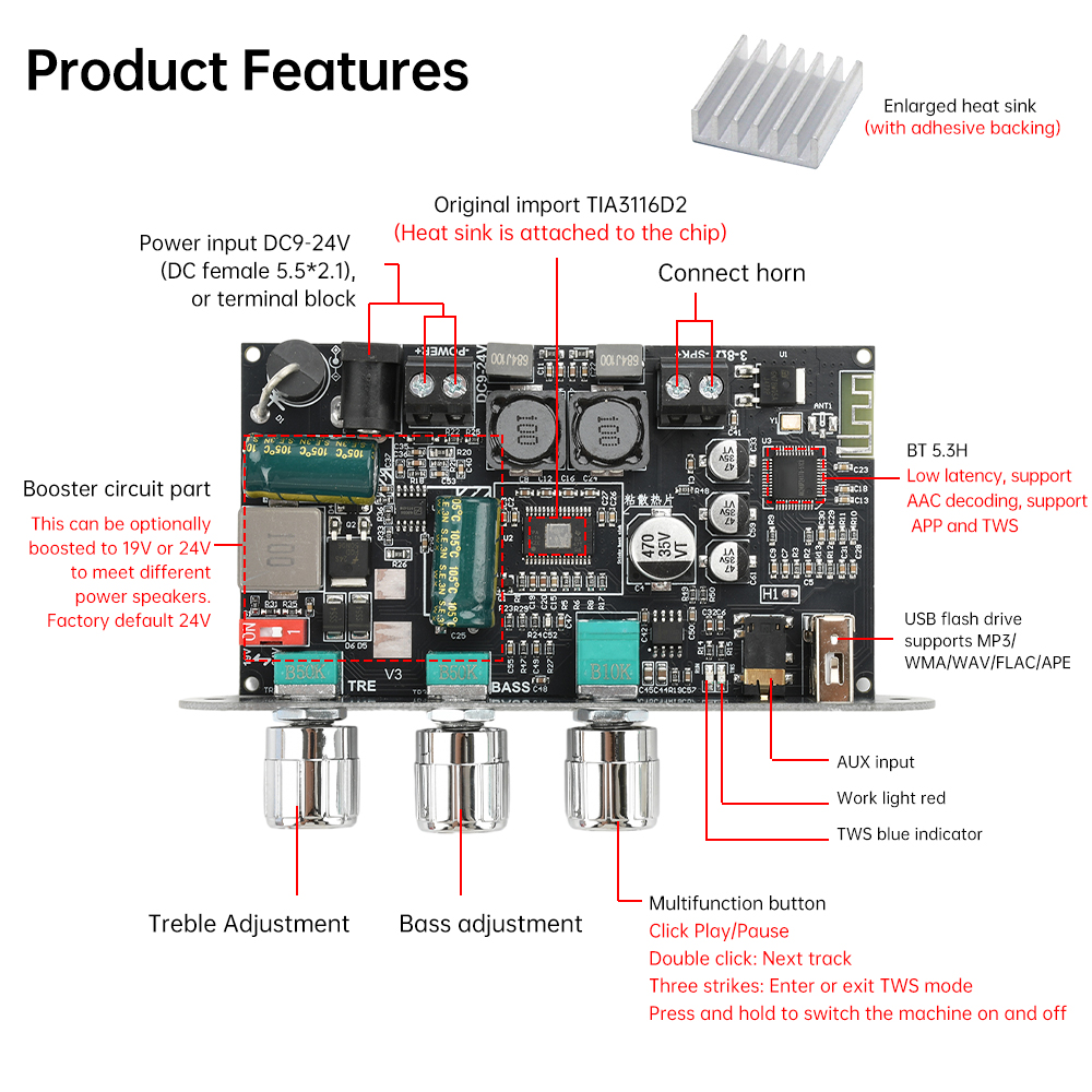Placa Amplificadora Mono Bluet - Outdoor Power Module reseña y precio