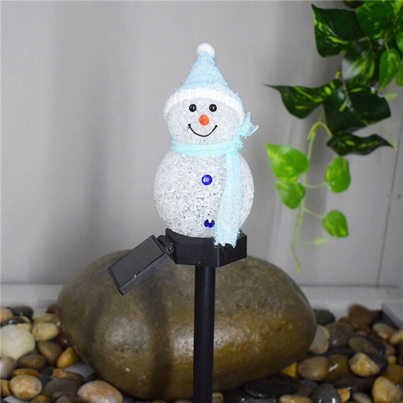 Luces Solares de Muñeco de Nie - Outdoor Solar Power Xmas Lights reseña y precio