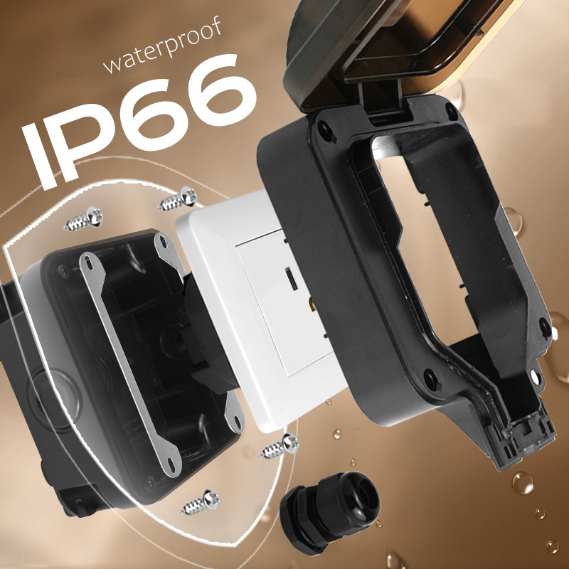 Avoir-enchufe de pared imperme - Outdoor Power Inlet Box reseña y precio