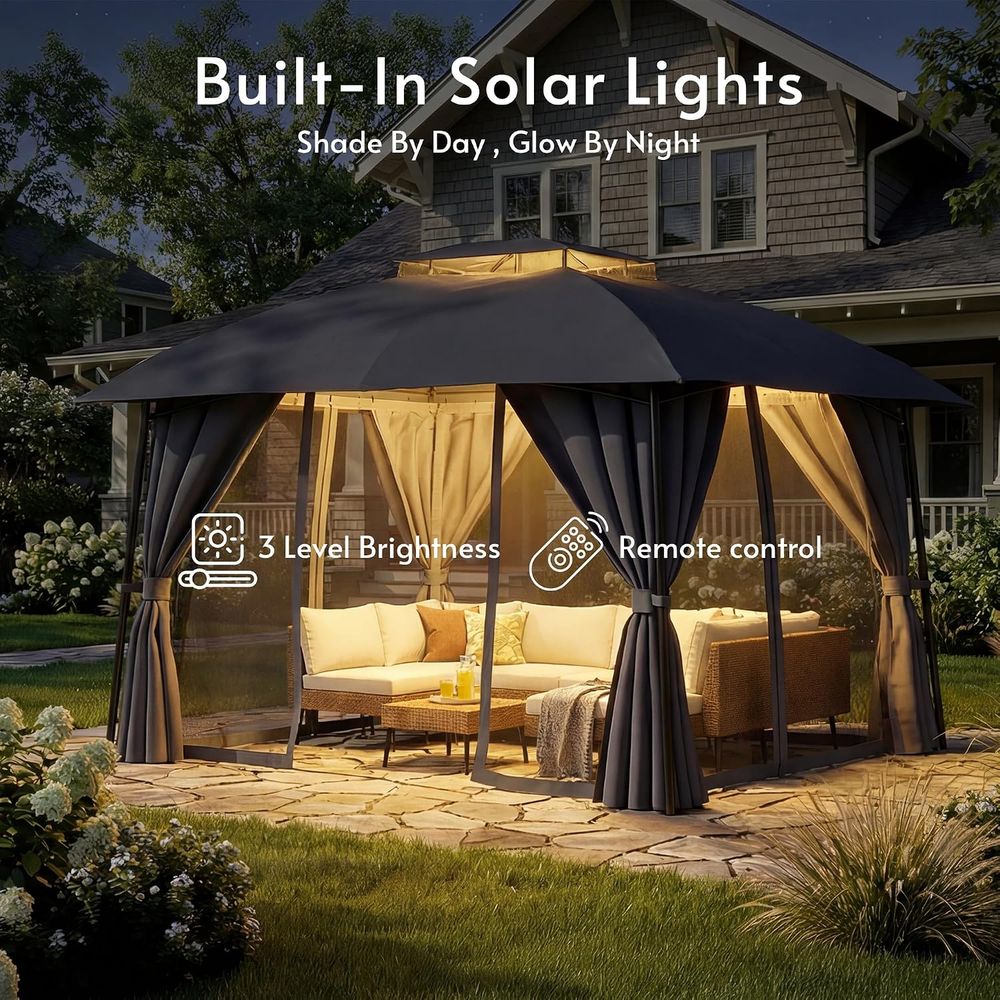 Gazebo para Patio Exterior 101 - Outdoor Power For Gazebo reseña y precio