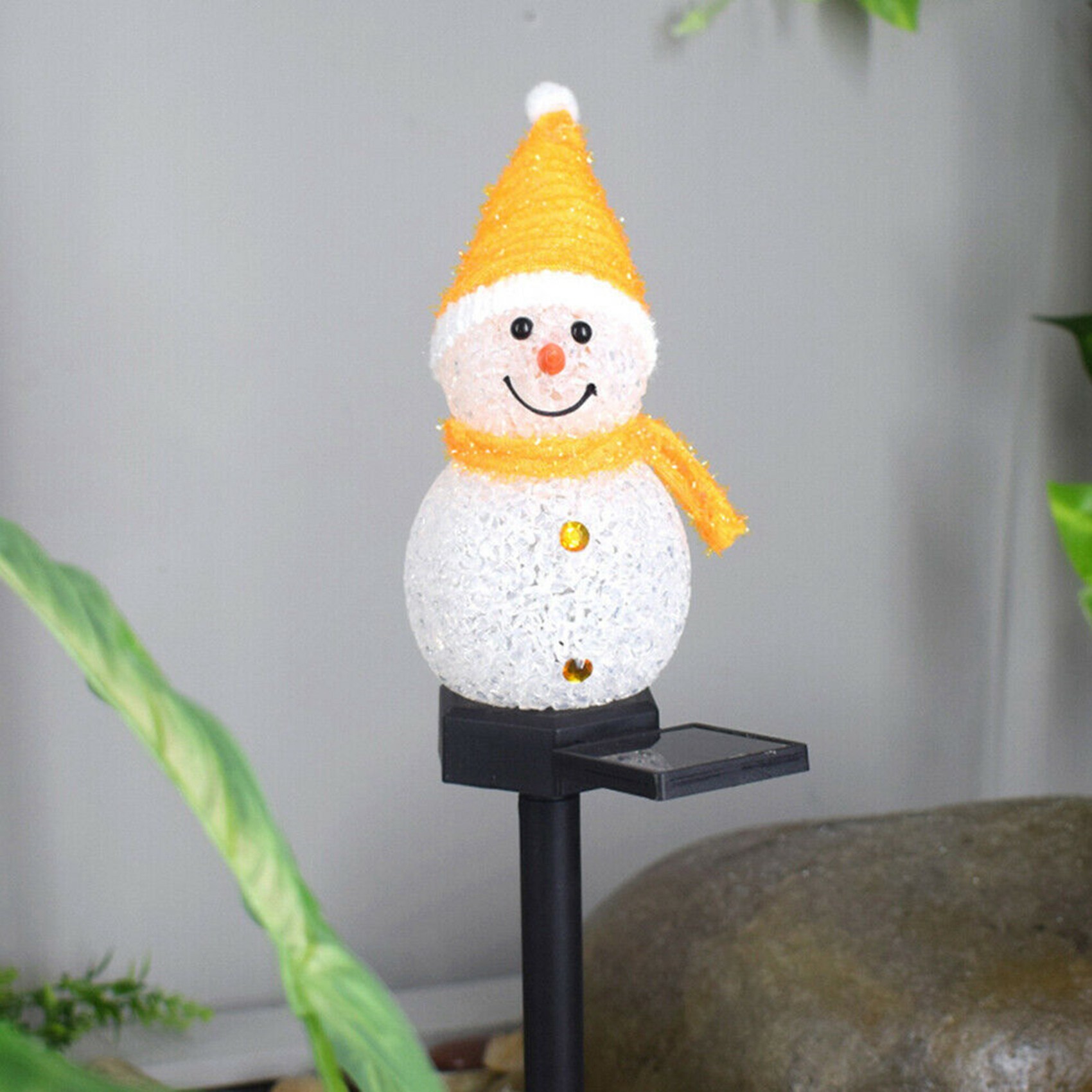 Luces Solares de Muñeco de Nie - Outdoor Solar Power Xmas Lights reseña y precio