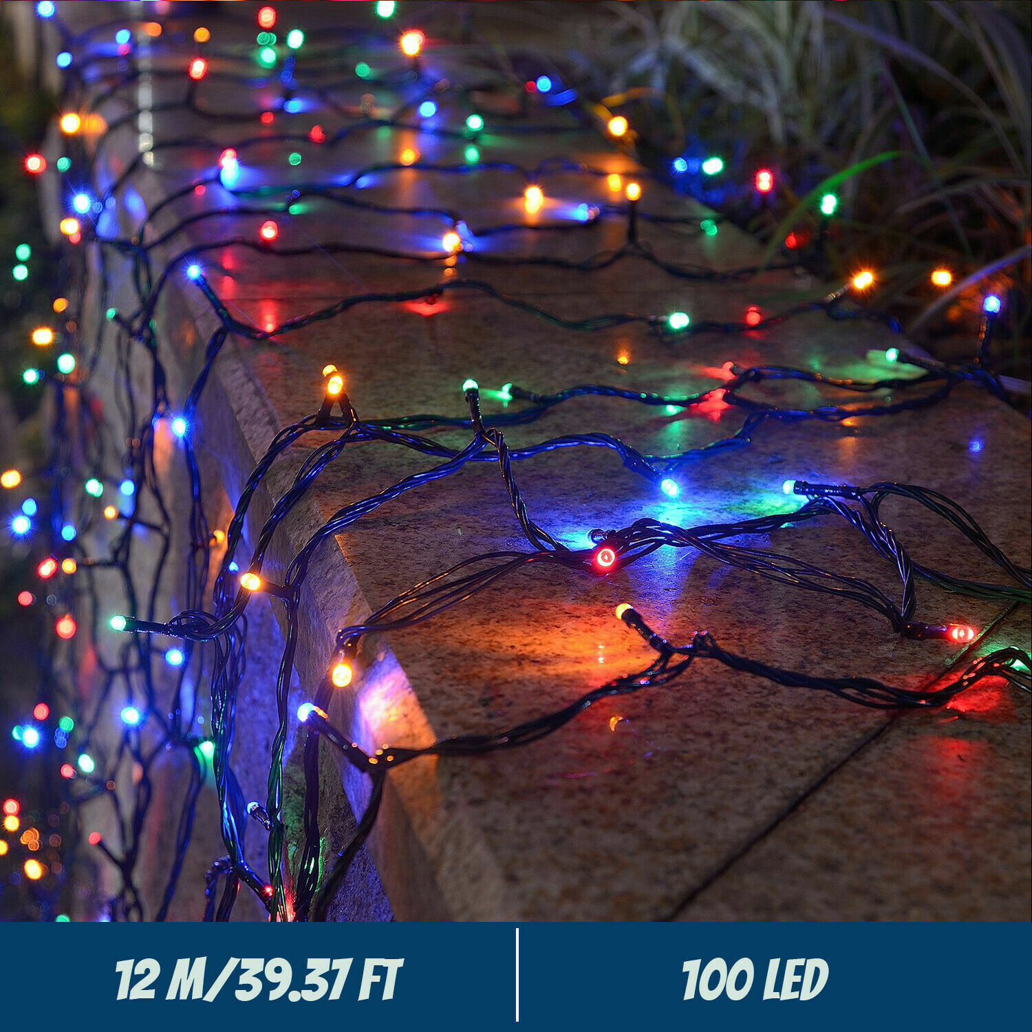 Guirnaldas de luces alimentada - Outdoor Solar Power Xmas Lights reseña y precio