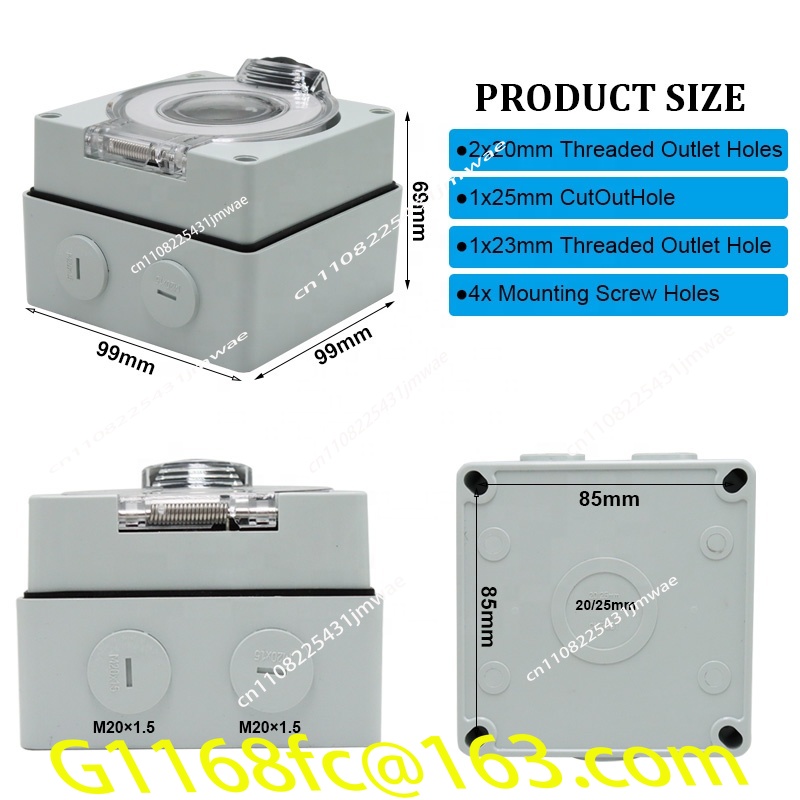 Caja de entrada de energía par - Outdoor Power Inlet Box reseña y precio