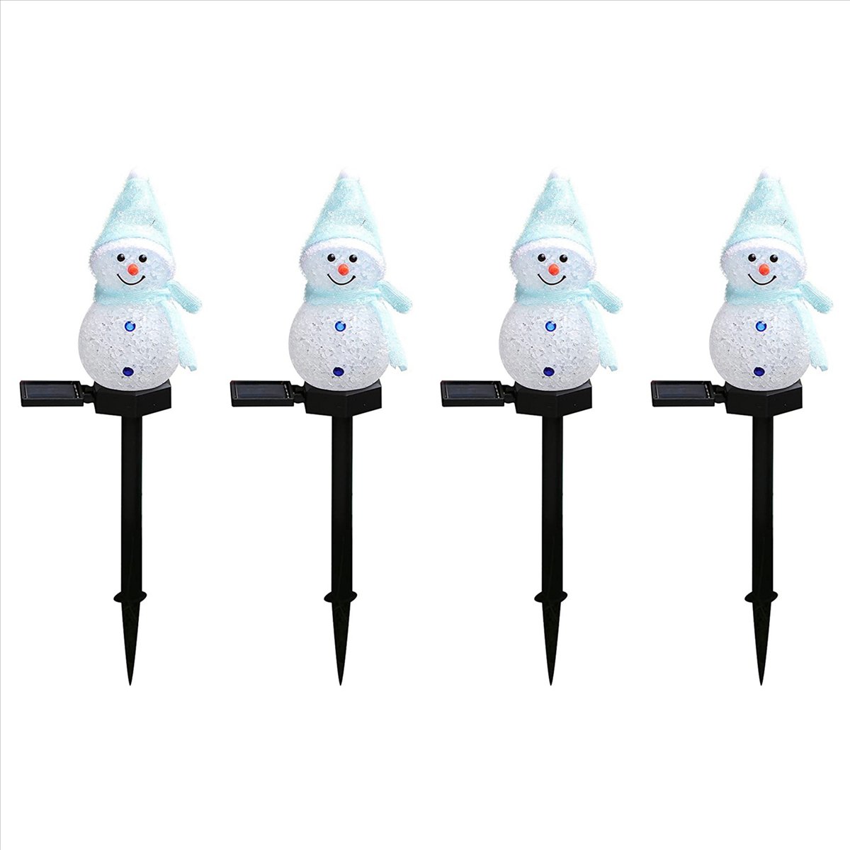 Nuevas luces solares de muñeco - Outdoor Solar Power Xmas Lights reseña y precio