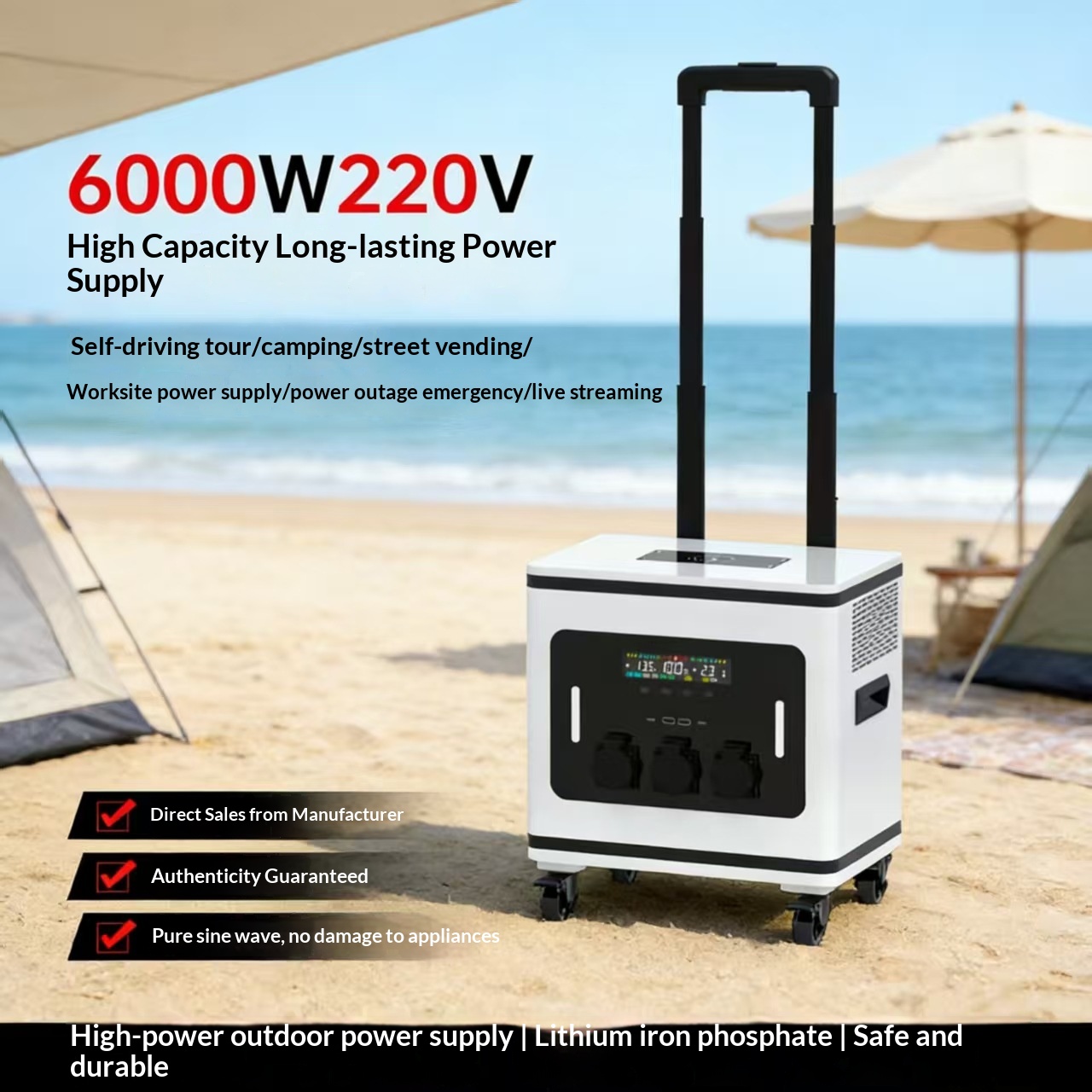 Fuente de Energía Portátil par - Outdoor Power Supply reseña y precio