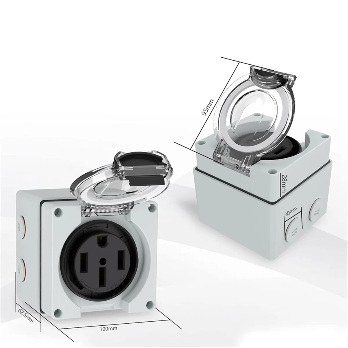 Caja de Conexión Eléctrica, Re - Outdoor Power Receptacle Box reseña y precio