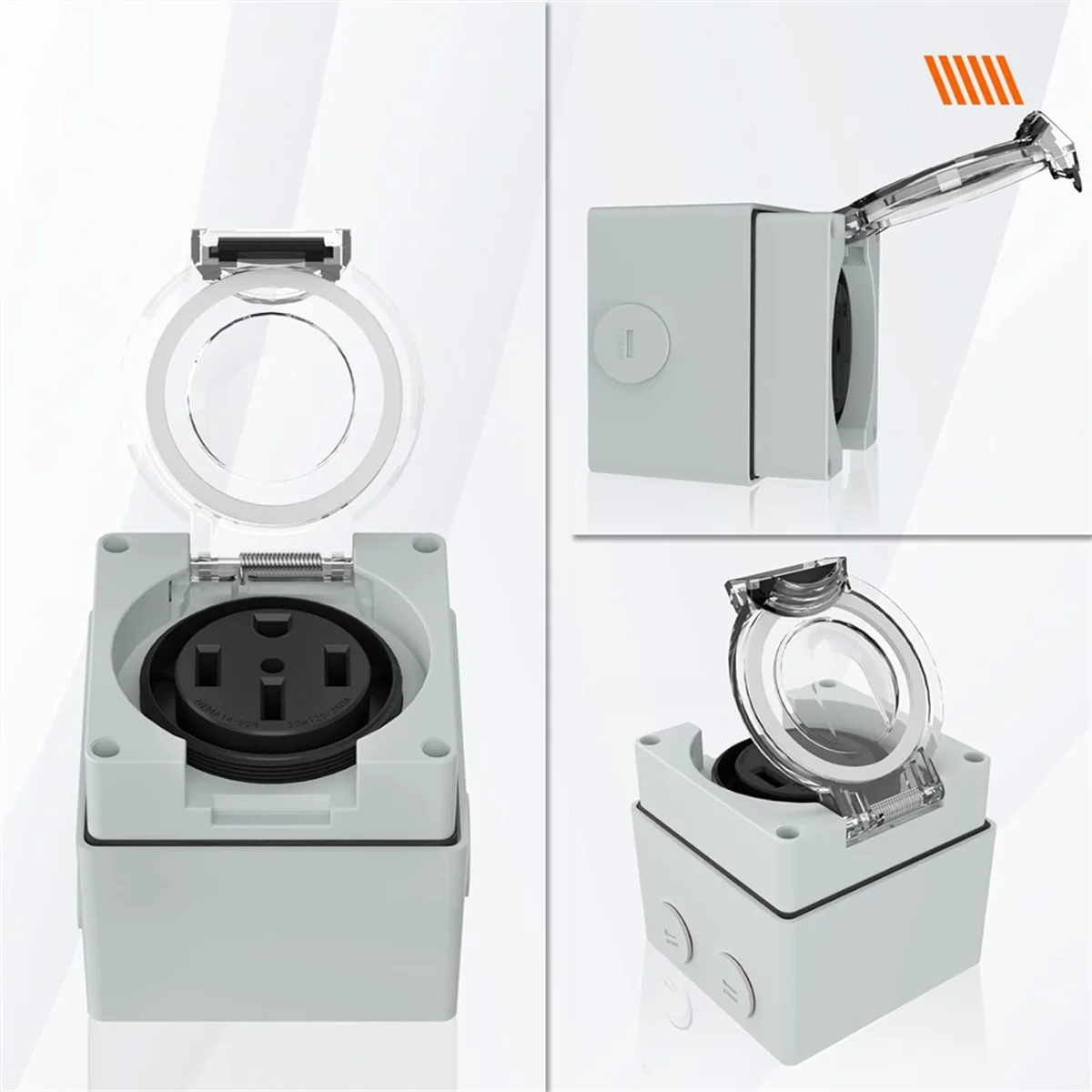 Caja de Conexión Eléctrica, Re - Outdoor Power Receptacle Box reseña y precio