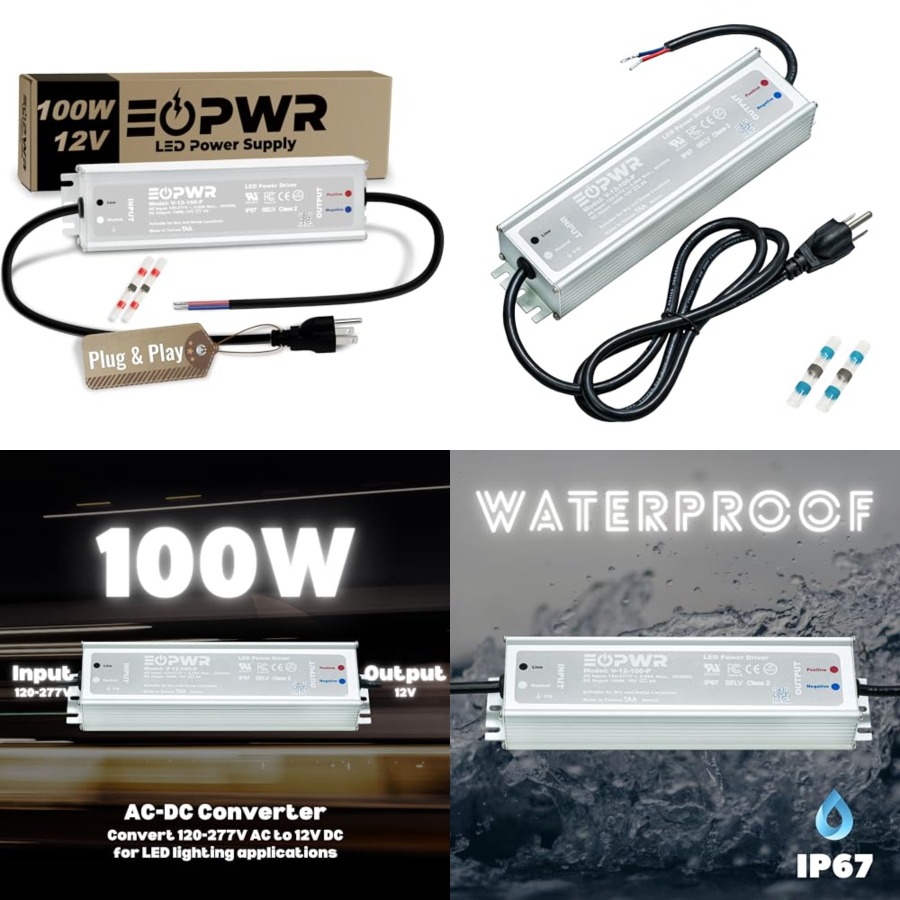 Controlador LED Impermeable IP - Outdoor Power Supply reseña y precio