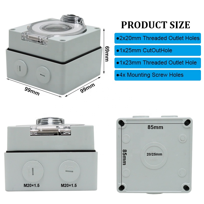 Caja de entrada de energía RV  - Outdoor Power Receptacle Box reseña y precio