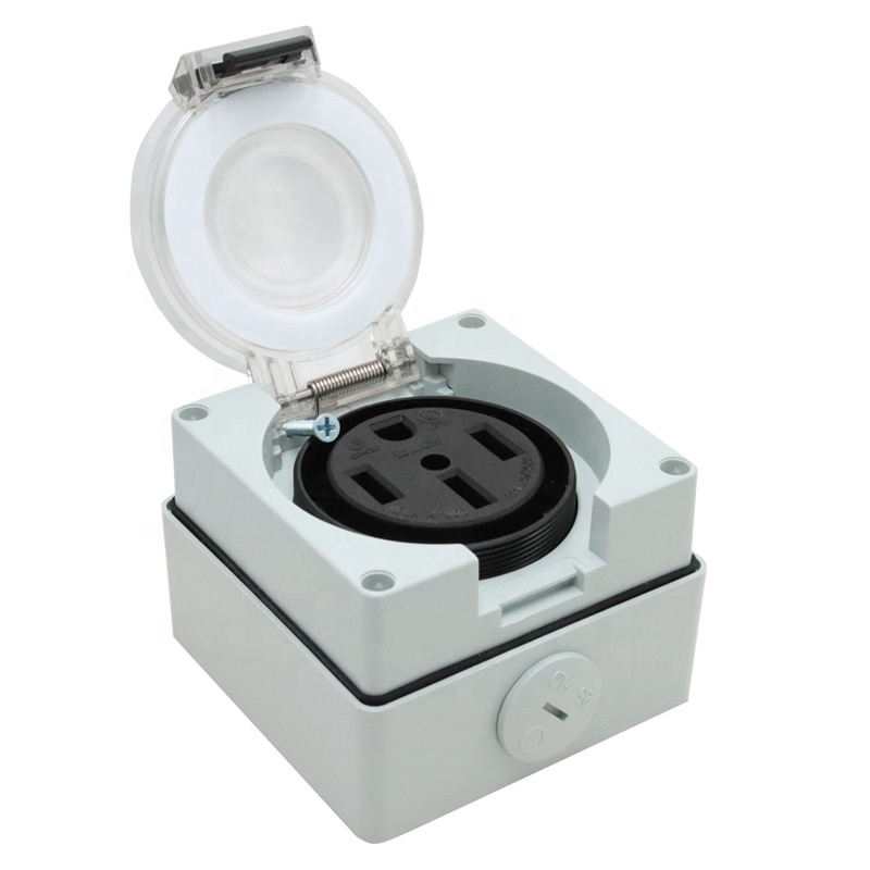 Caja de entrada de energía RV  - Outdoor Power Receptacle Box reseña y precio