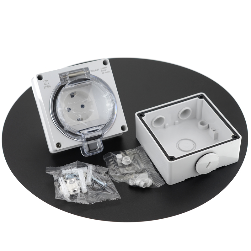 Enchufe francés impermeable IP - Outdoor Power Inlet Box reseña y precio
