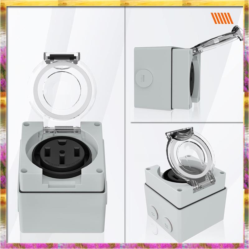 Caja de toma de corriente para - Outdoor Power Receptacle Box reseña y precio
