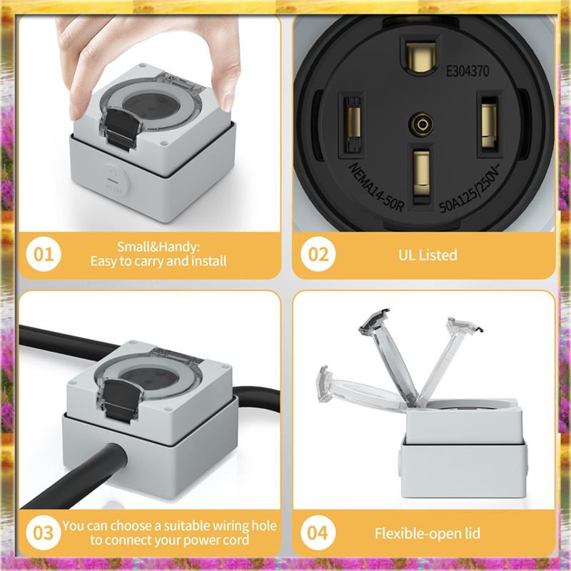 Caja de toma de corriente para - Outdoor Power Receptacle Box reseña y precio