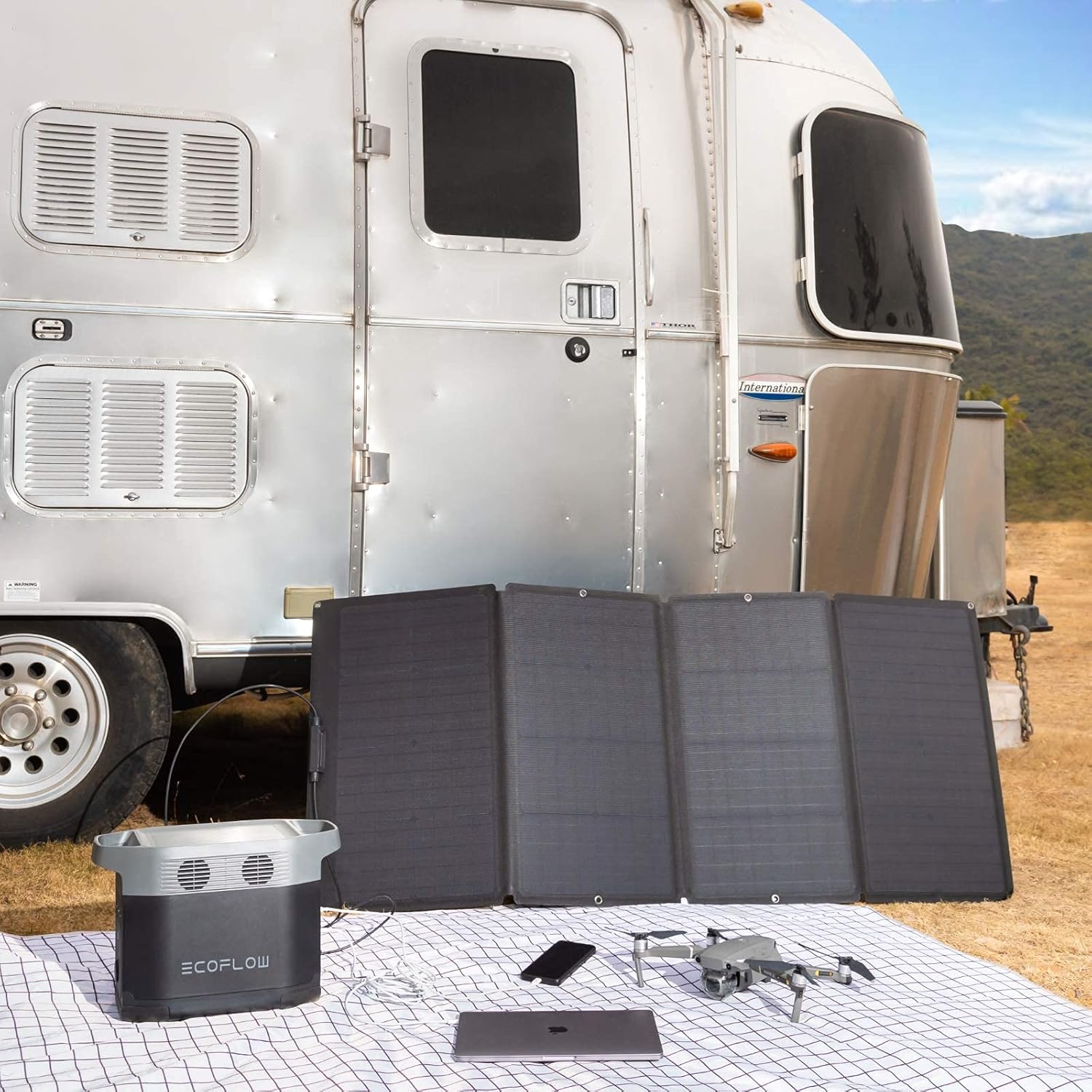 Panel Solar Plegable de 160 Va - Power Outdoor reseña y precio
