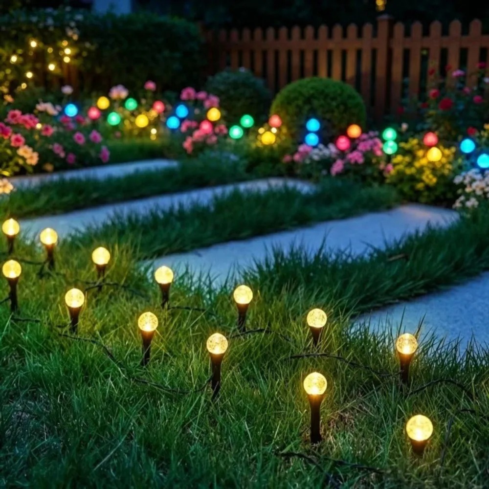 Guirnalda de luces LED para ex - Outdoor Solar Power Xmas Lights reseña y precio