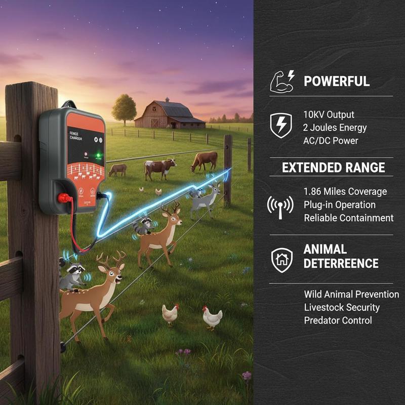 Energizador para Ganado 10kV 2 - Ac Outdoor Power reseña y precio