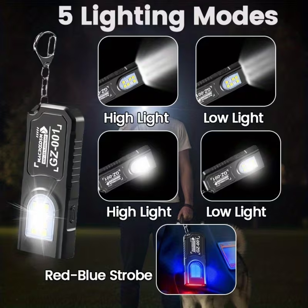Mini linterna LED COB con llav - Outdoor Power Supply reseña y precio